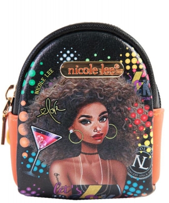 Nicole Lee Mini Backpack Keychain PRT6622 FNF